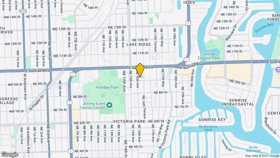 1607 NE 9th St Mapa y Detalles de la Ubicación