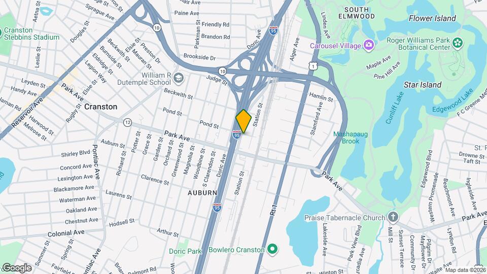 398 Wellington Ave Map and Location Details