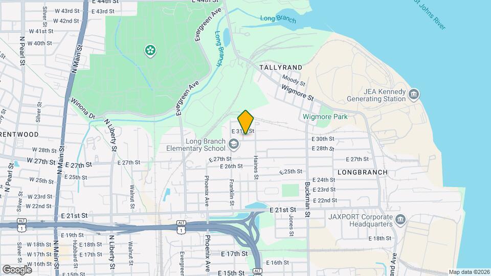 1305 E 30th St Map and Location Details