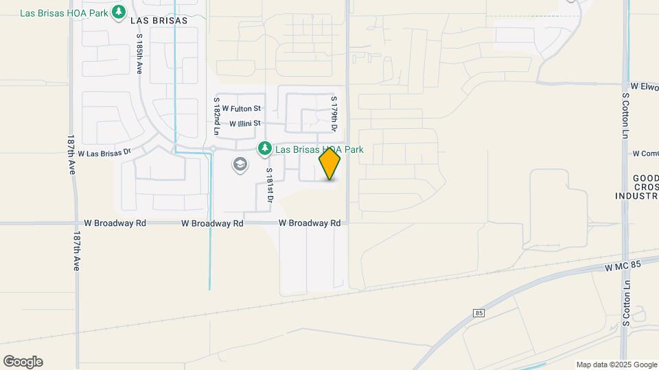17965 W Encinas Ln Map and Location Details