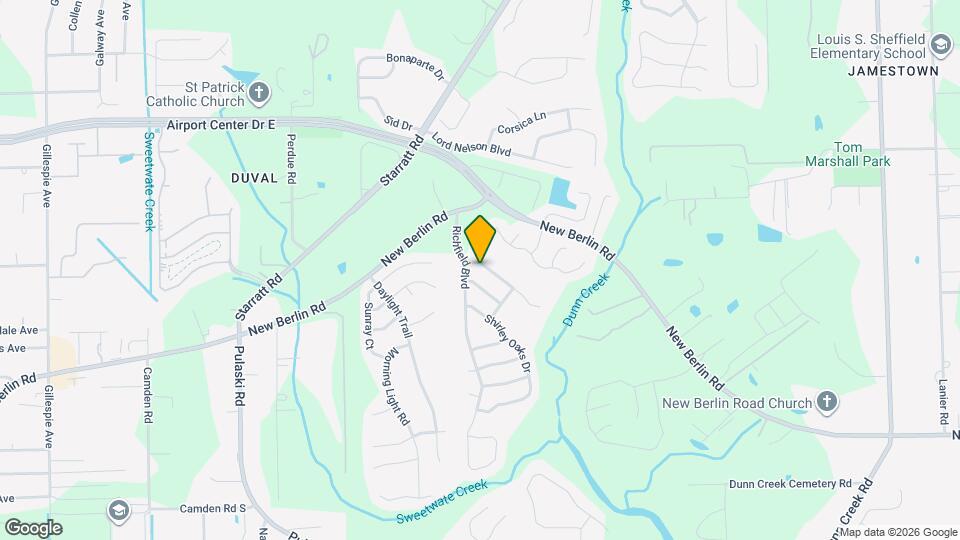 1336 Marsh Grass Ct Mapa y Detalles de la Ubicación