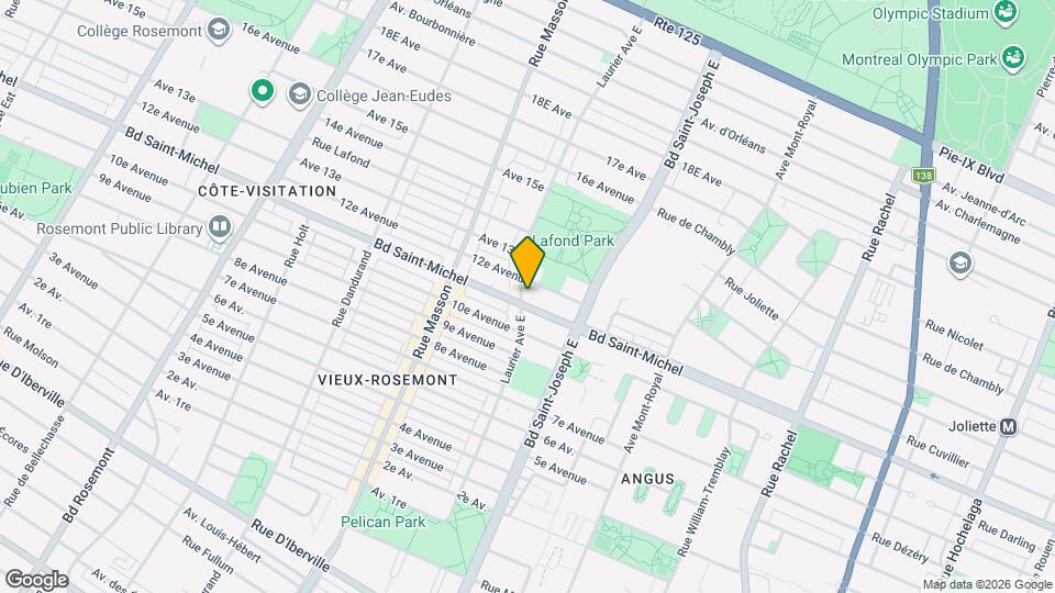 3260 Laurier Av E Map and Location Details