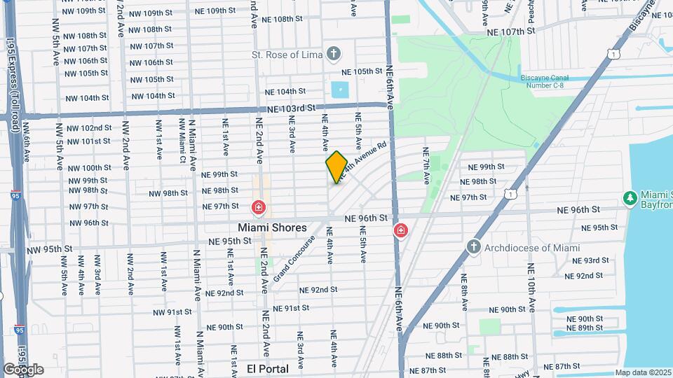 9811 NE 4th Avenue Rd Map and Location Details