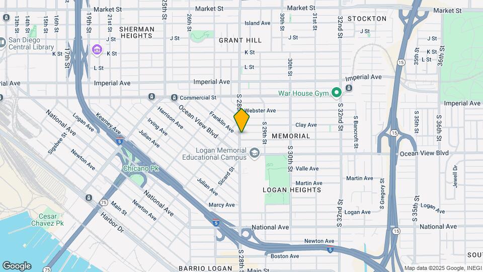 335-341 S 28th St Map and Location Details
