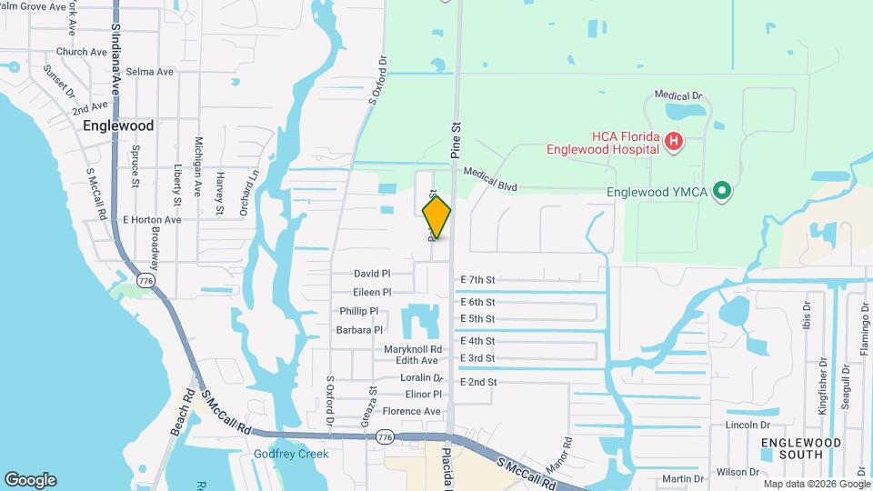 843 Palmetto St Map and Location Details