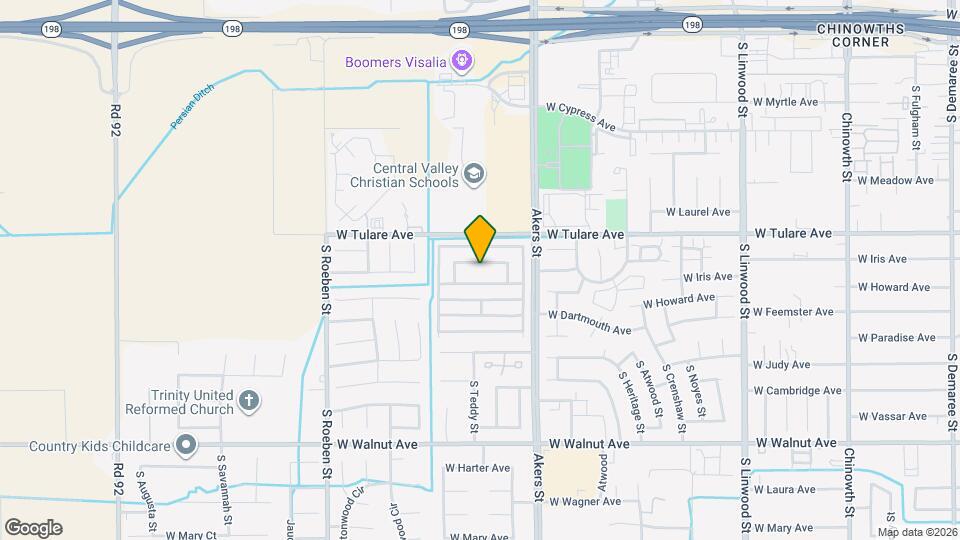 5505 W Tulare Ave Map and Location Details