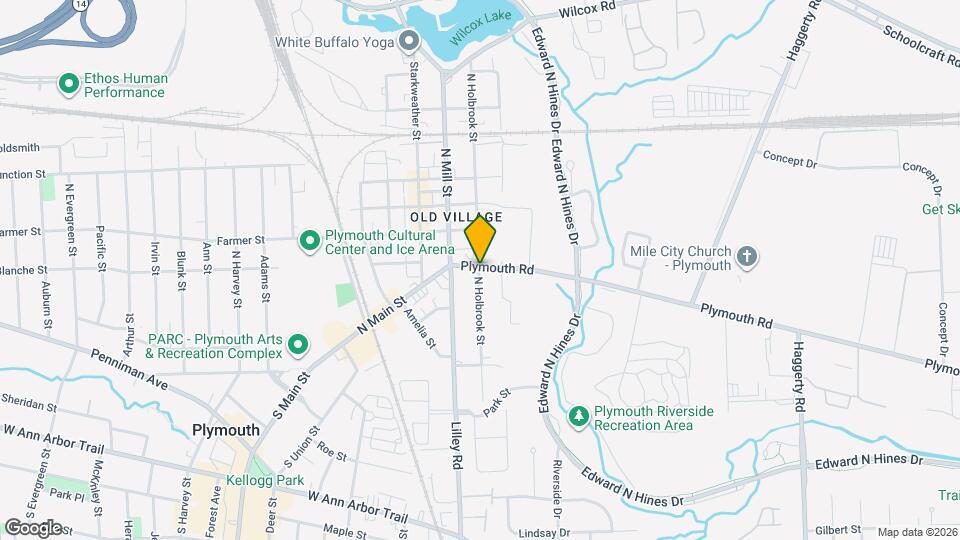 202 Plymouth Rd Map and Location Details