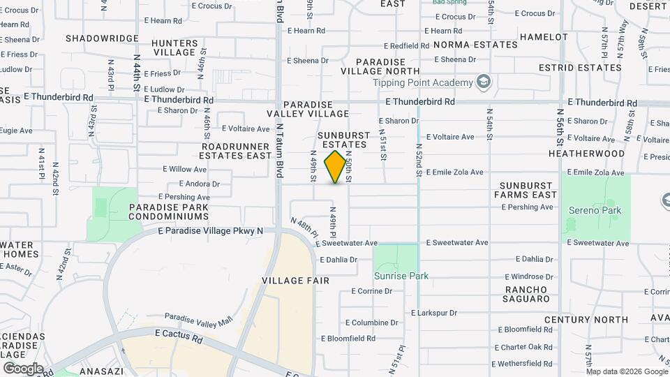 4931 E Andora Dr Map and Location Details