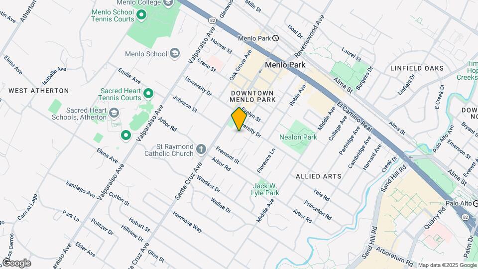 923 Menlo Ave Mapa y Detalles de la Ubicación