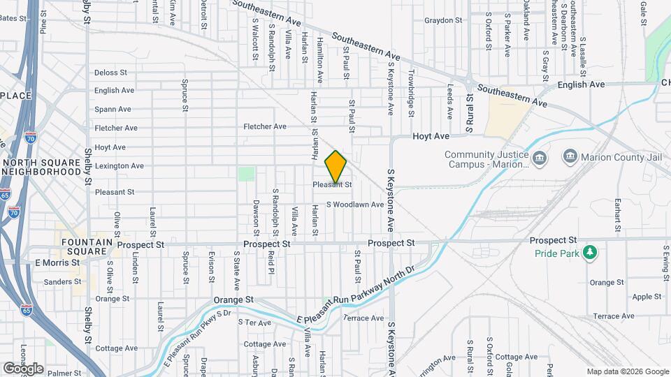 2205 Pleasant St Map and Location Details