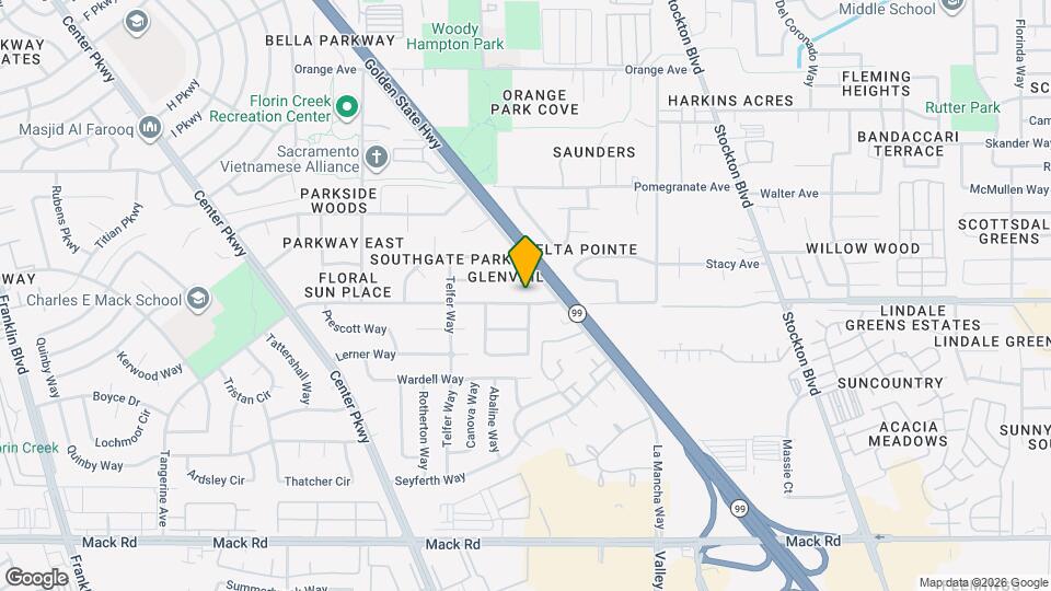 5929 Tangerine Ave Map and Location Details