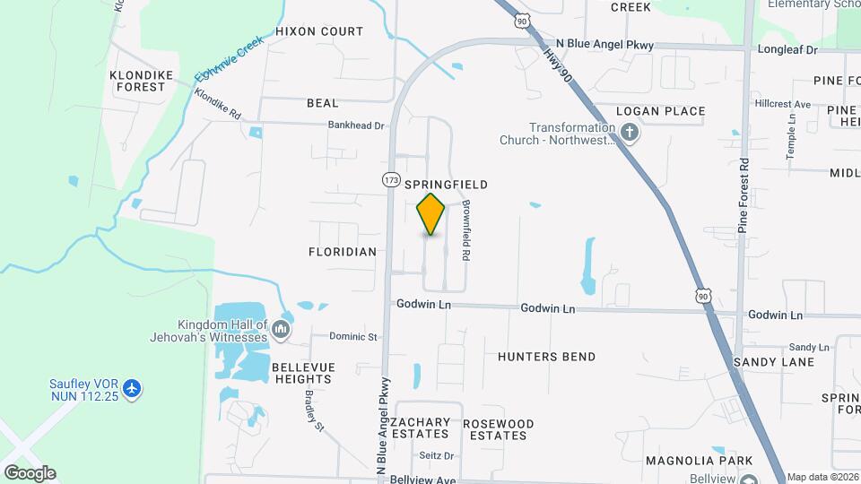 3031 Flintlock Dr Mapa y Detalles de la Ubicación