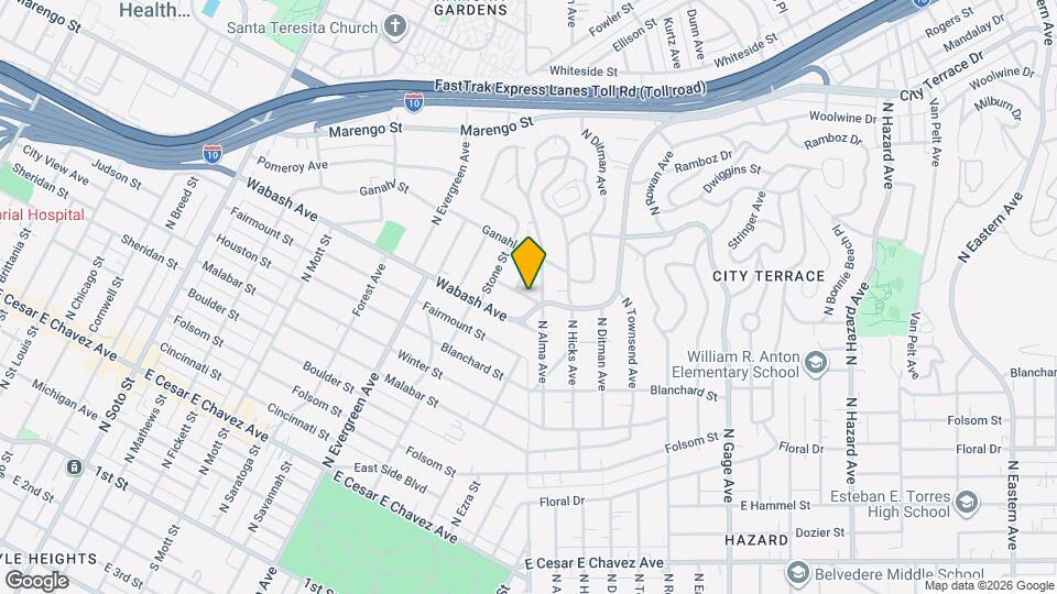 1255 N Stone St Mapa y Detalles de la Ubicación