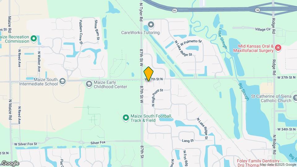 8723 W 37th Ct N Map and Location Details