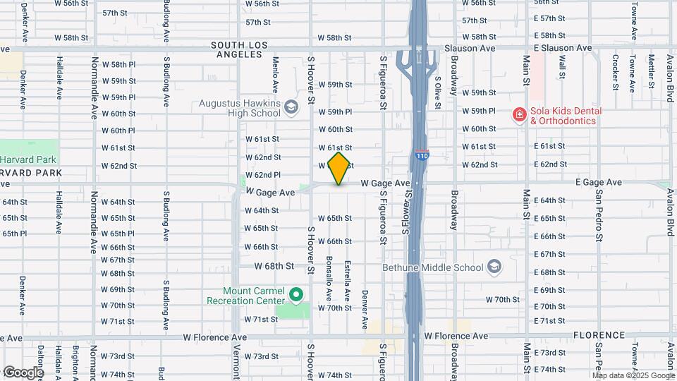 662 W Gage Ave Map and Location Details
