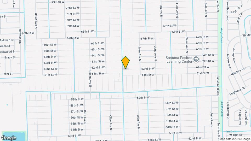 3016 62nd St W Map and Location Details