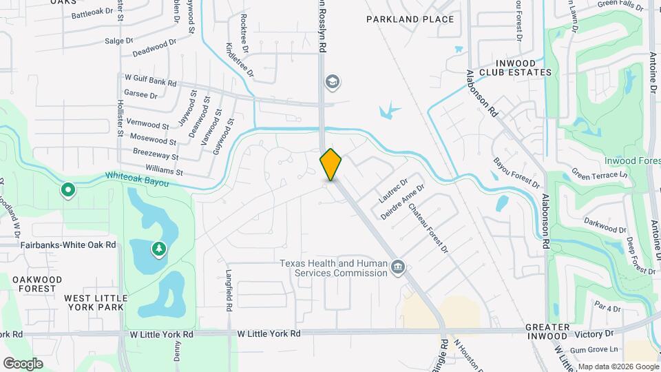 7014 Woodfern Dr Map and Location Details