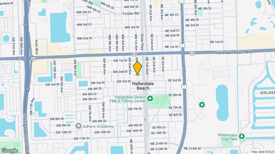 313 SW 1st Ave Map and Location Details