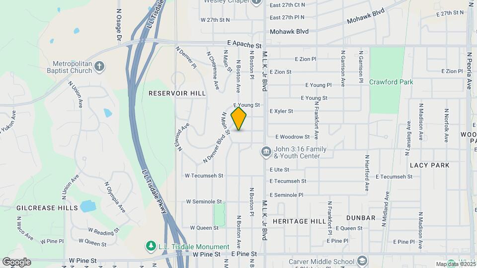 22 E Woodrow Pl Map and Location Details