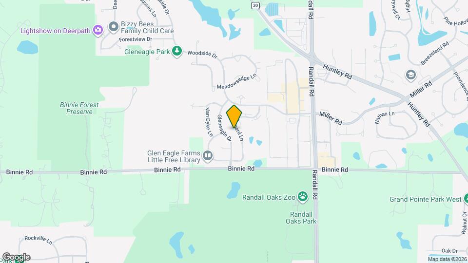 2043 Orchard Ln Map and Location Details