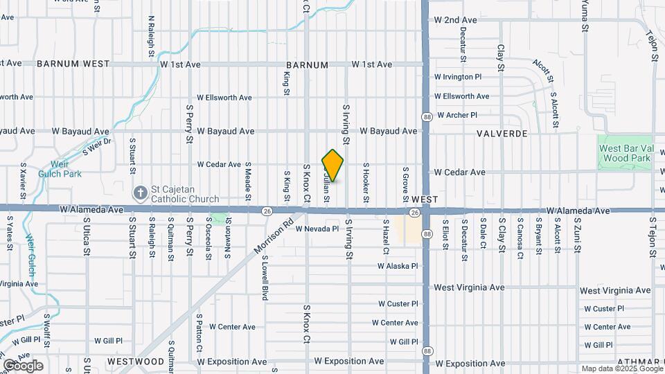 240 S Julian St Map and Location Details