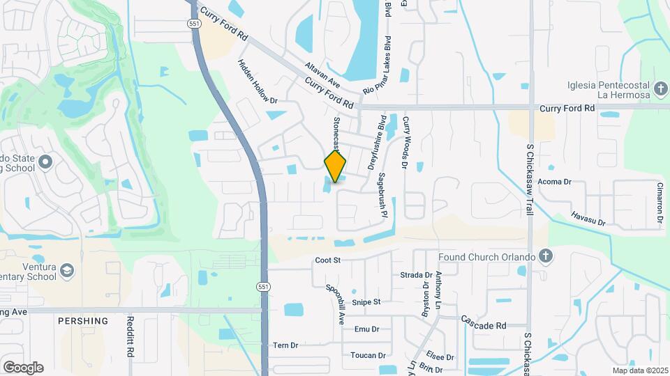 7931 Merrimac Cove Dr Map and Location Details
