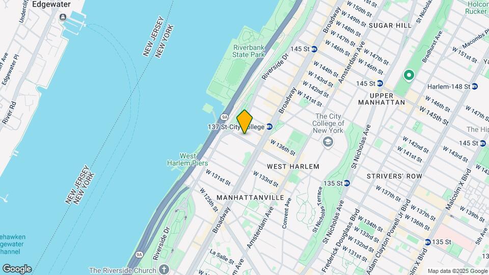 621 W 135th St Map and Location Details