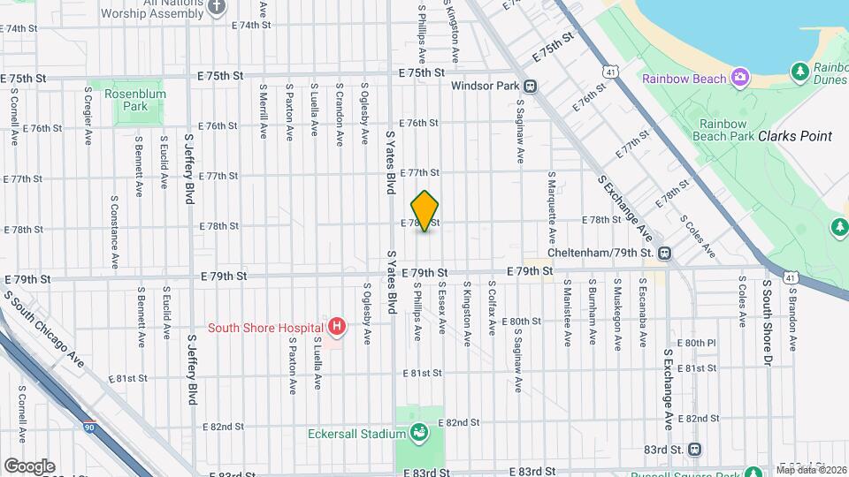 7817 S Phillips Ave Map and Location Details