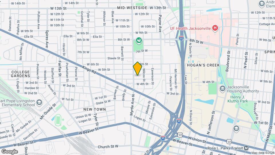 1269 Hart St Map and Location Details