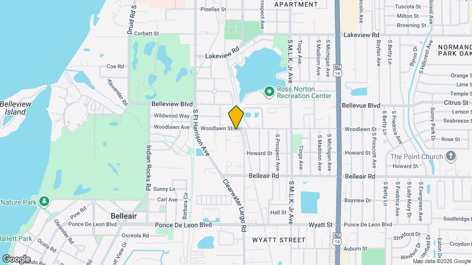 629 Woodlawn St Map and Location Details