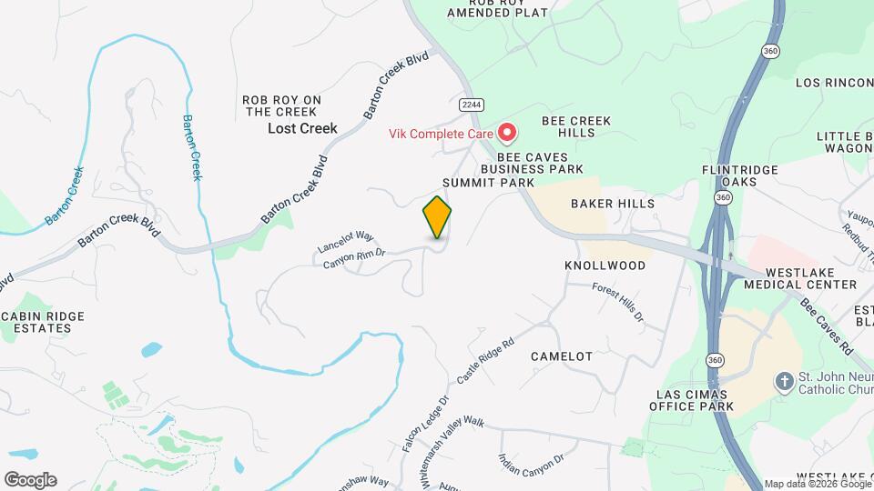 400 Canyon Rim Dr Map and Location Details