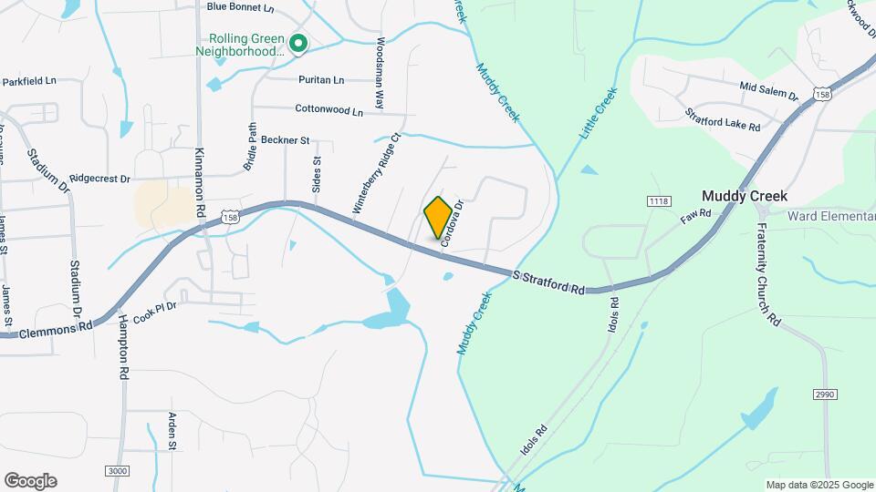 3140 S Stratford Rd Map and Location Details