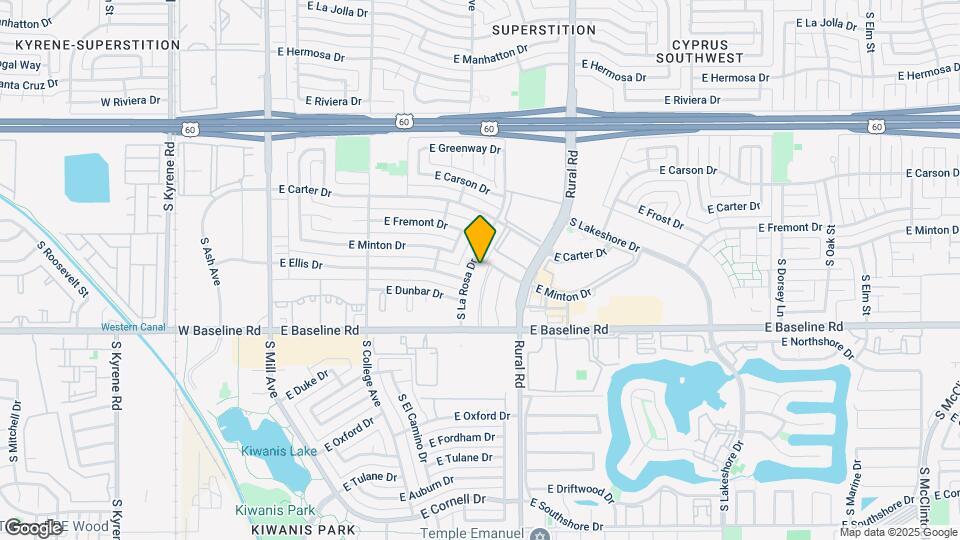 4809 S La Rosa Dr Map and Location Details