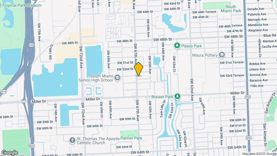 5321 SW 67th Ave Map and Location Details