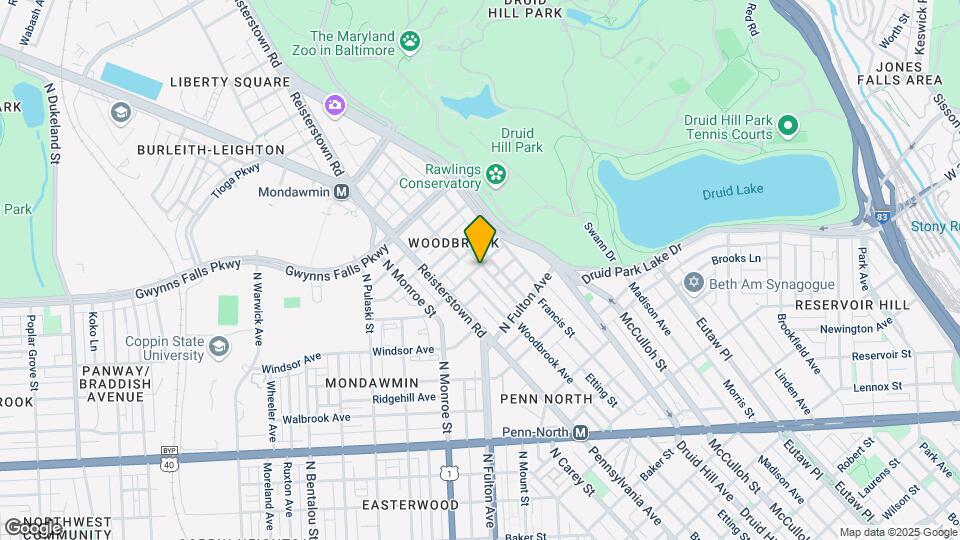 2846 Parkwood Ave Map and Location Details
