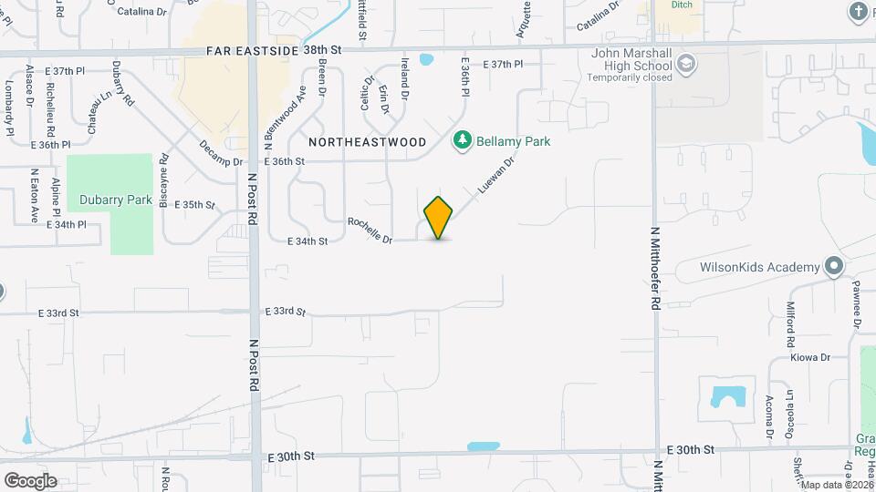 9407 Rochelle Dr Map and Location Details