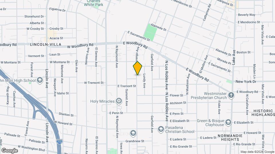 1924 N Marengo Ave Map and Location Details