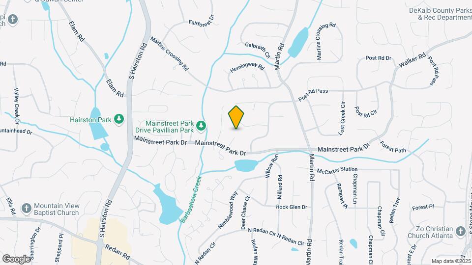 851 Bridgewater Ct Map and Location Details