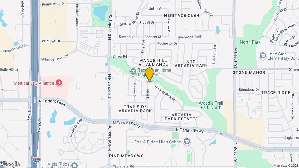 4100 Chisos Rim Trail Map and Location Details