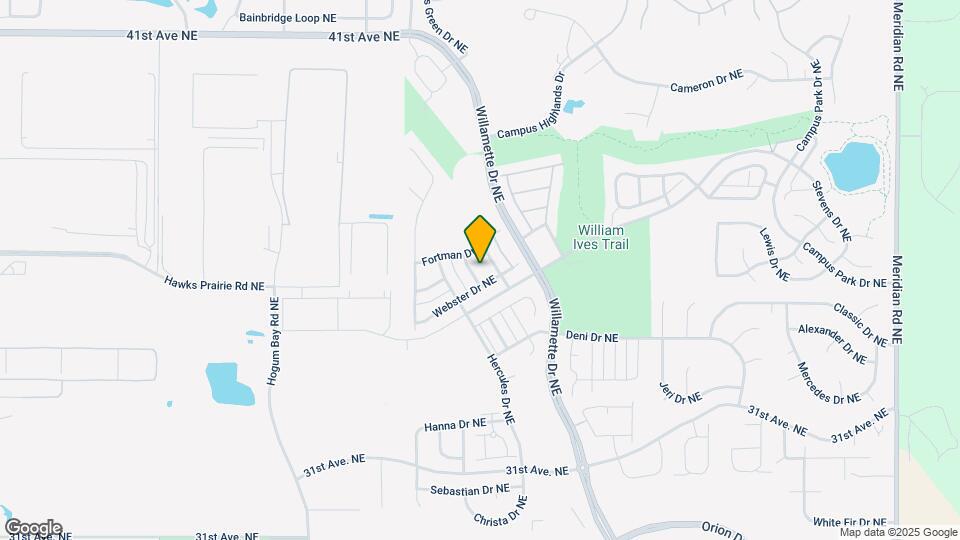 3510 Keegan St NE Map and Location Details