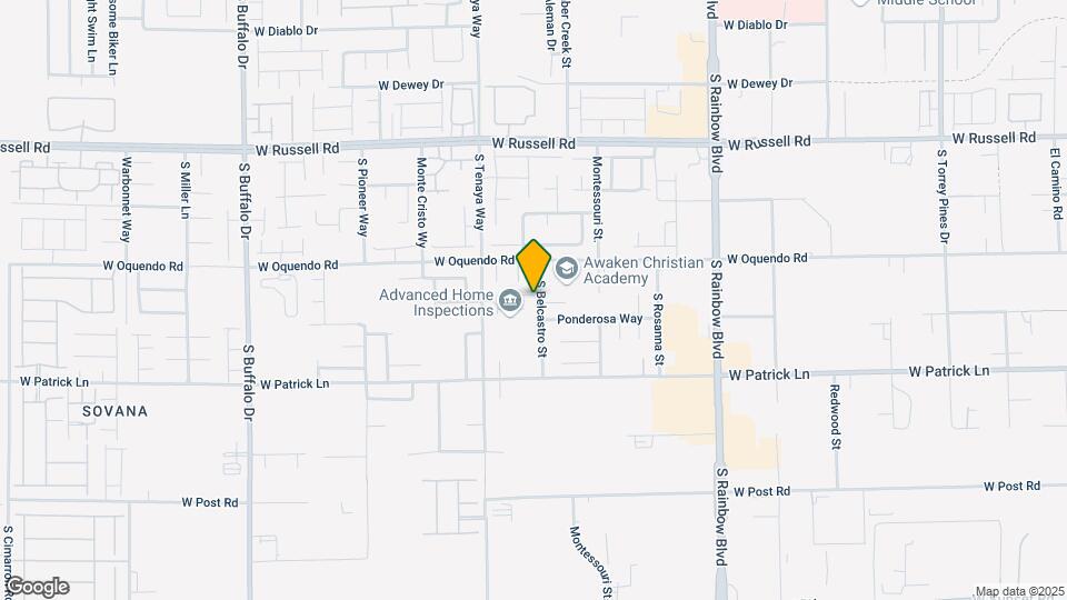 5969 S Belcastro St Map and Location Details