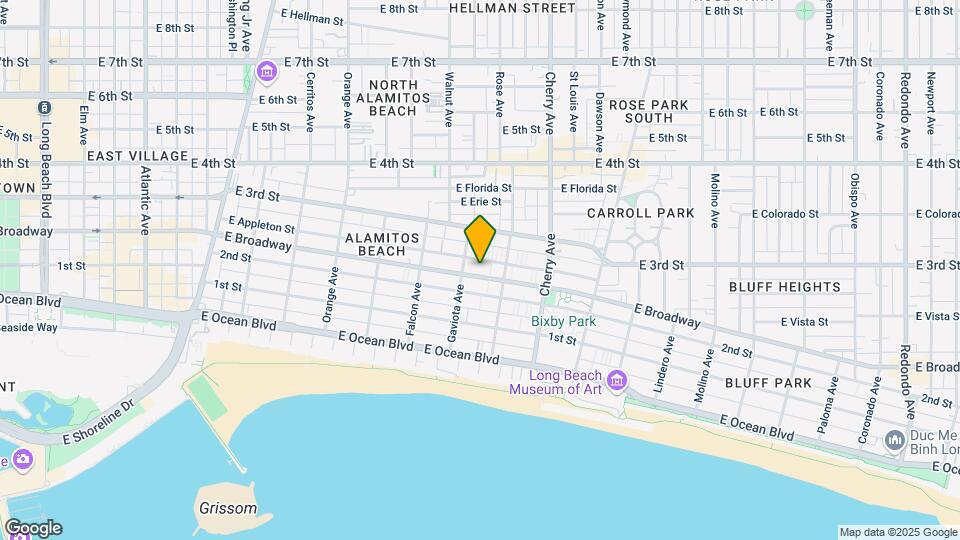 1723-1731 E Broadway Mapa y Detalles de la Ubicación