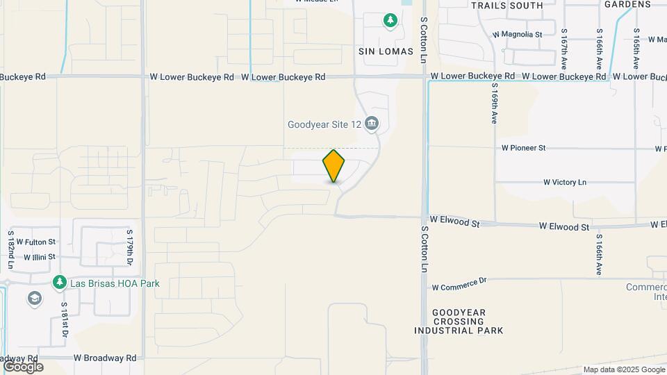 3461 S 174th Ave Map and Location Details