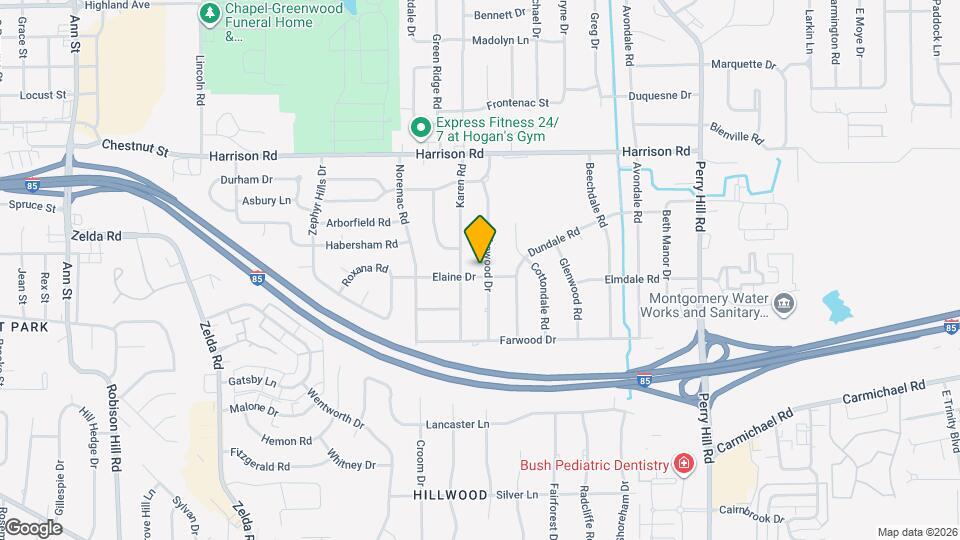 1184 Lakewood Dr Map and Location Details