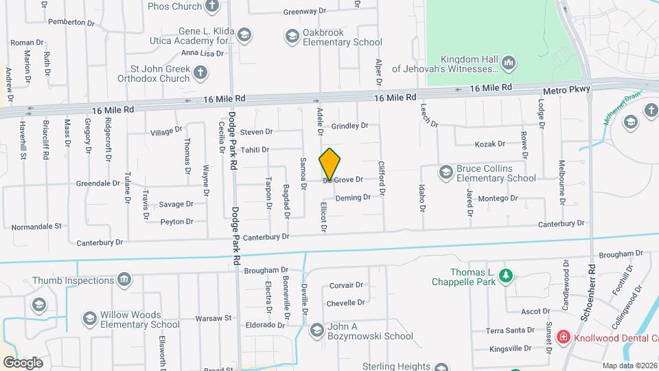 12260 De Grove Dr Map and Location Details