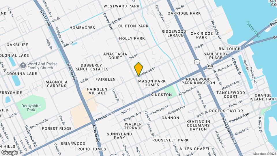 595 Brentwood Dr Map and Location Details