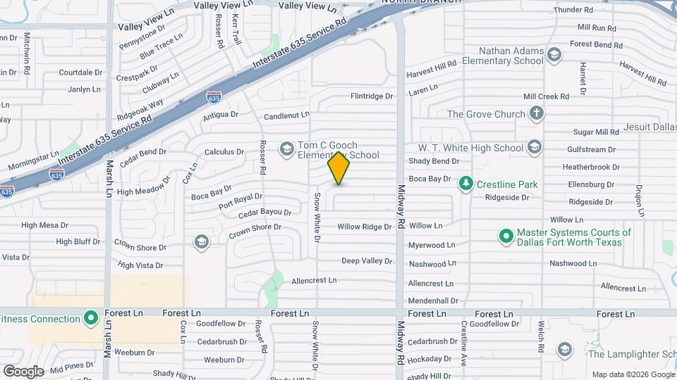 4031 Echo Glen Dr Map and Location Details