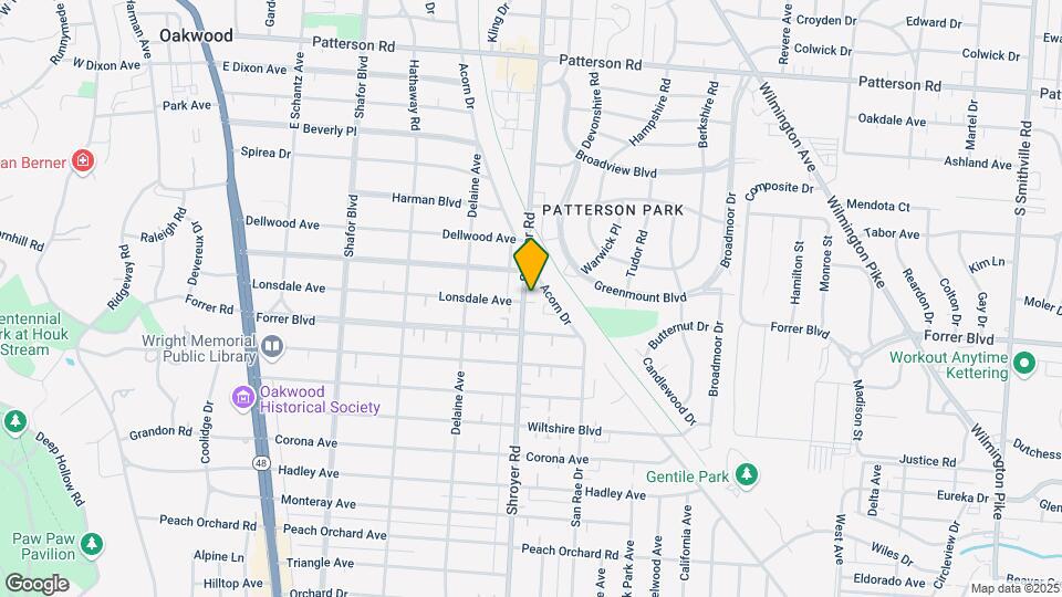 1422 Shroyer Rd Map and Location Details
