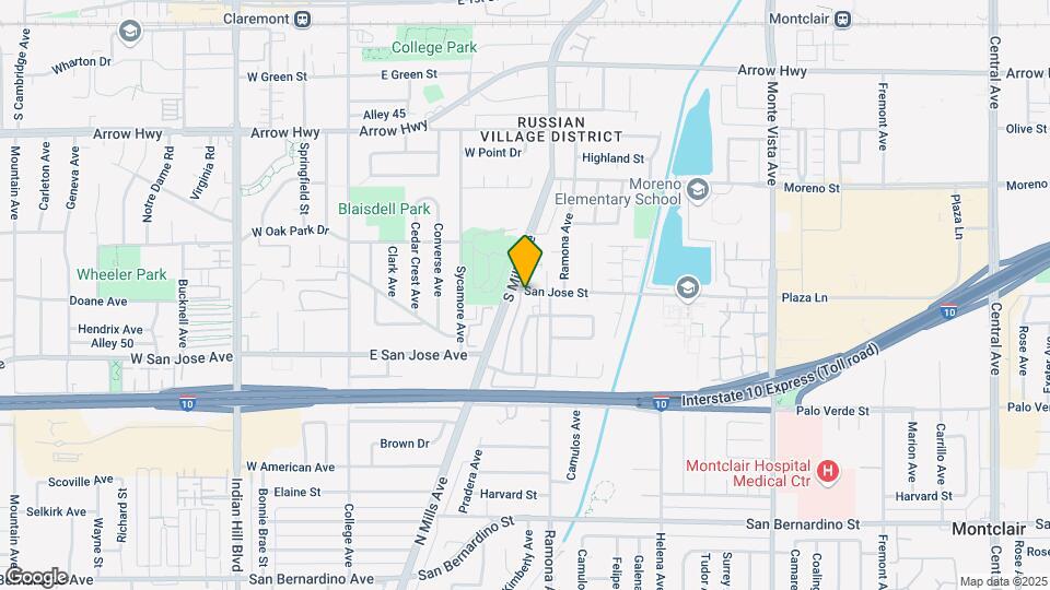 4463 San Jose St Map and Location Details