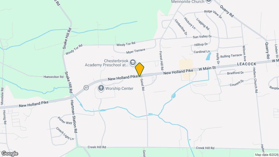 2422 New Holland Pike Mapa y Detalles de la Ubicación